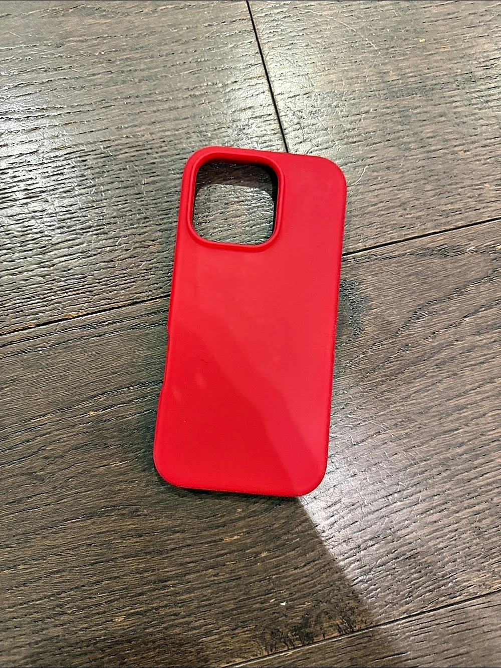 Apple Red Silicone Phone Case